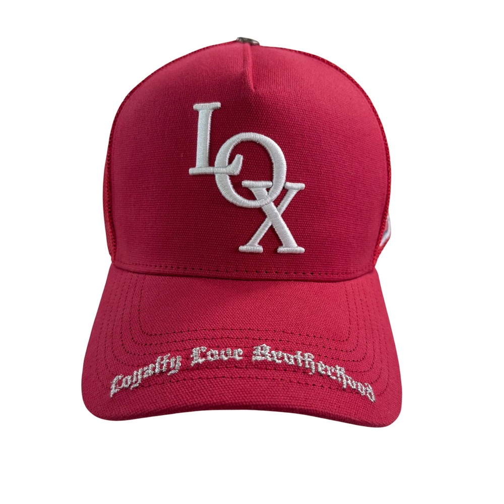 Godspeed x The Lox Red Trucker Hat Loyalty Love Brotherhood Snapback Cap
